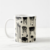 Abstrakte Spritzer Kaffeetasse (Links)