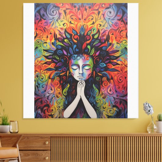 Abstrakte Spritzlackierung Leinwanddruck (Insitu (Wohnzimmer))