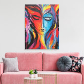 Abstrakte Spritzlackierung Leinwanddruck (Insitu (Wohnzimmer))