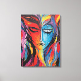 Abstrakte Spritzlackierung Leinwanddruck