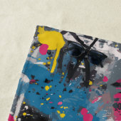 Abstrakte Spritzmalerei Urbane Kunst Strandtuch (Beispiel)
