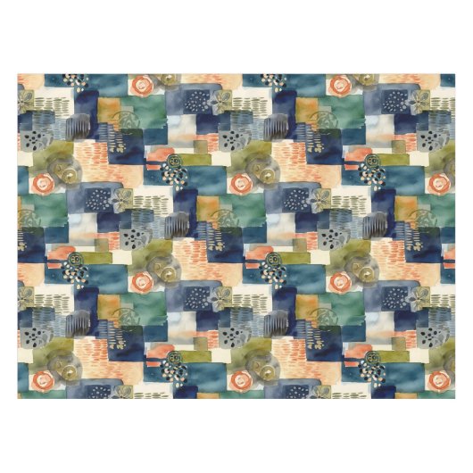 Abstrakte SQL-Muster Tischdecke (Vorderseite (Horizontal))