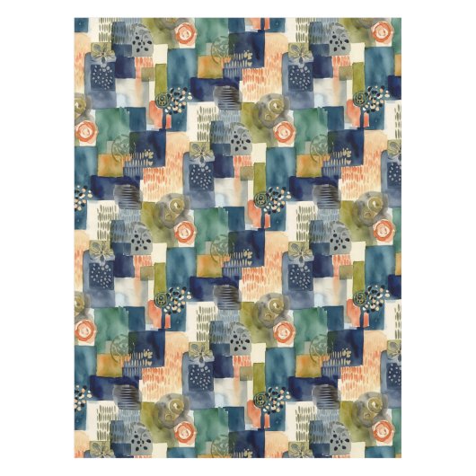 Abstrakte SQL-Muster Tischdecke (Vorderseite)