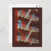 Abstrakte Stadt Architektur Foto Postkarte (Vorne/Hinten)