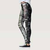 Abstrakte Stadt nachts Leggings (Links)