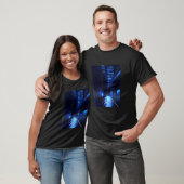 Abstrakte Stadt SciFi T-Shirt (Unisex)