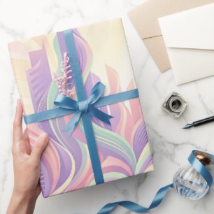 Abstrakte Stadt-Silhouette Geschenkpapier