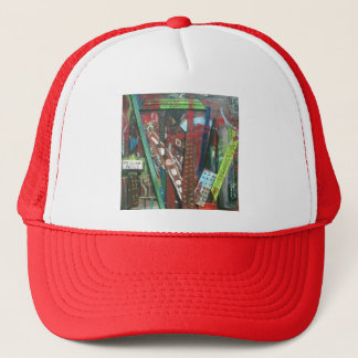 Abstrakte Stadt Truckerkappe