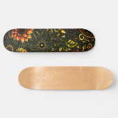 Abstrakte Städtische Kunst Inspiriert Grunge Sonne Skateboard (Horizontal)