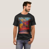 Abstrakte Stadtleuchten T-Shirt (Vorne ganz)
