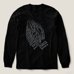 Abstrakte Stammes-Tätowierkunst beten Tri-Blend Shirt