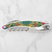 Abstrakte Stammesdesigns, geschnitzt Kellnermesser (Rückseite)