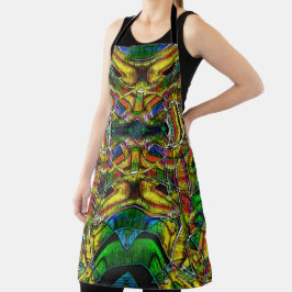 Abstrakte Stammesdesigns, geschnitzt Schürze