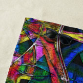 Abstrakte Stammesdesigns, geschnitzt Strandtuch (Beispiel)