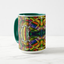 Abstrakte Stammesdesigns, geschnitzt