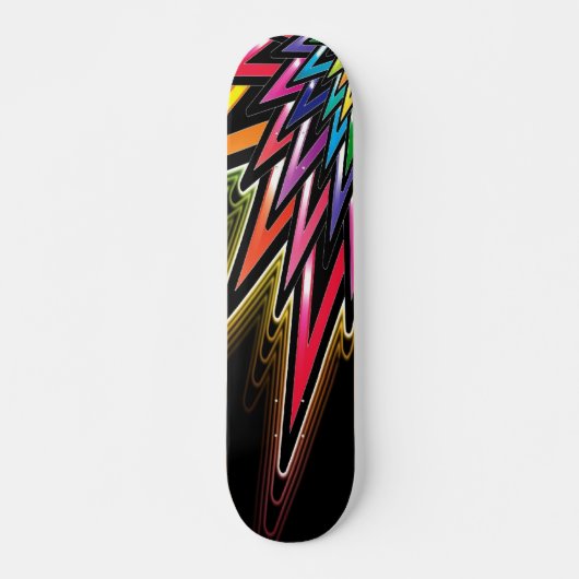 Abstrakte Star-Skateboard Skateboard (Vorne)