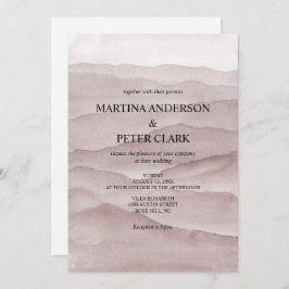 Abstrakte staubige Rose Einladung