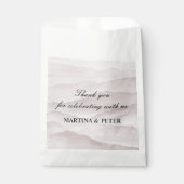 Abstrakte staubige Rose Geschenktütchen (Vorderseite)