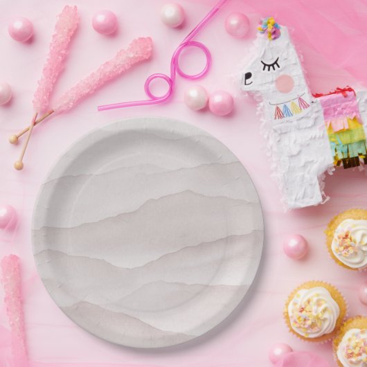 Abstrakte staubige Rose Pappteller (Party)