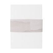 Abstrakte staubige Rose personalisierte Hochzeit Einladungsbanderole (Rückseitenbeispiel)