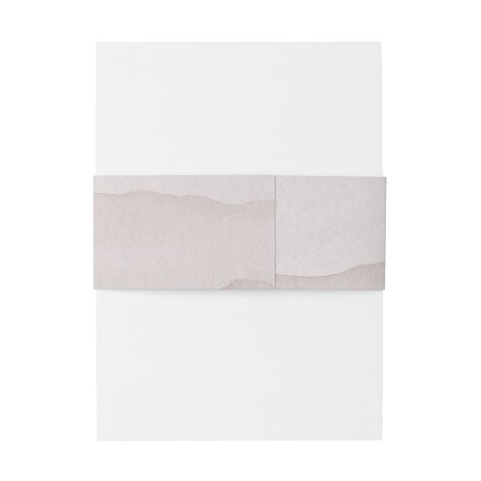 Abstrakte staubige Rose personalisierte Hochzeit Einladungsbanderole (Rückseitenbeispiel)