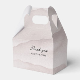 Abstrakte staubige Rose personalisierte Hochzeit Geschenkschachtel