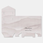 Abstrakte staubige Rose personalisierte Hochzeit Geschenkschachtel (Ungefaltet)