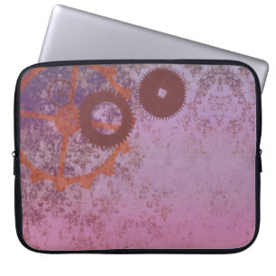 Abstrakte Steampunk-Laptop-Hülle Laptopschutzhülle