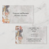 Abstrakte Stern-Geschäfts-Karte Visitenkarte (Vorne/Hinten)