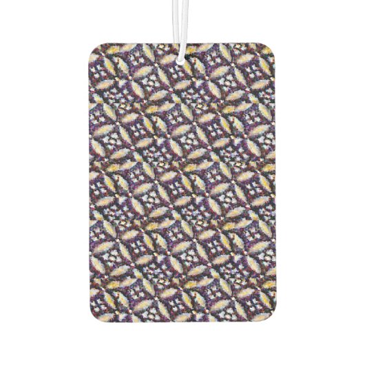 Abstrakte Sterne Autolufterfrischer (Rückseite)