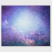 Abstrakte Sterne des Universums Geschenkpapier (Flach)