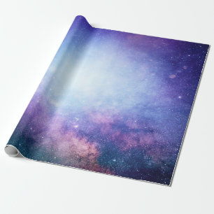 Abstrakte Sterne des Universums Geschenkpapier