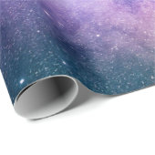 Abstrakte Sterne des Universums Geschenkpapier (Rolleneckpunkt)