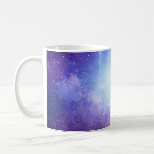 Abstrakte Sterne des Universums Kaffeetasse (Links)