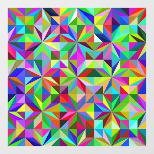 Abstrakte Sterne Fensteraufkleber (Blatt)