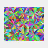 Abstrakte Sterne Fleecedecke (Vorderseite (Horizontal))