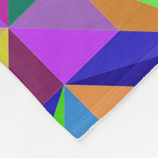 Abstrakte Sterne Fleecedecke (Ecke)