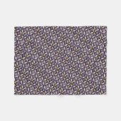 Abstrakte Sterne Fleecedecke (Vorderseite (Horizontal))