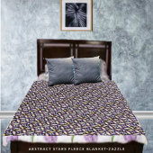 Abstrakte Sterne Fleecedecke