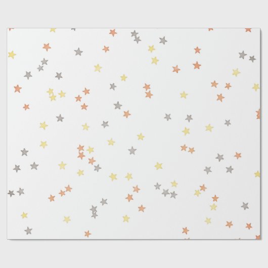 Abstrakte Sterne Geschenkpapier (Flach)