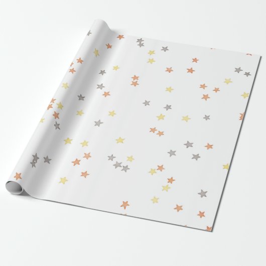 Abstrakte Sterne Geschenkpapier (Ungerollt)