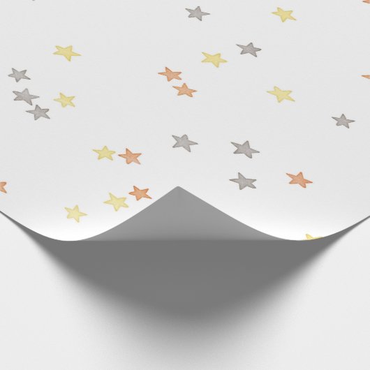 Abstrakte Sterne Geschenkpapier (Ecke)
