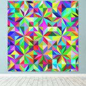 Abstrakte Sterne Leinwanddruck (Insitu (Holzboden))