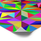 Abstrakte Sterne Poster (Ecke)