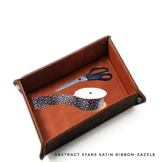 Abstrakte Sterne Satinband