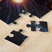 Abstrakte Sterne und Mond Puzzle (Seite)