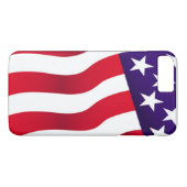 Abstrakte Sterne und Streifen Case-Mate iPhone Hülle (Rückseite (Horizontal))