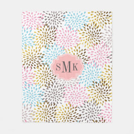 Abstrakte Sternexplosion Fleecedecke