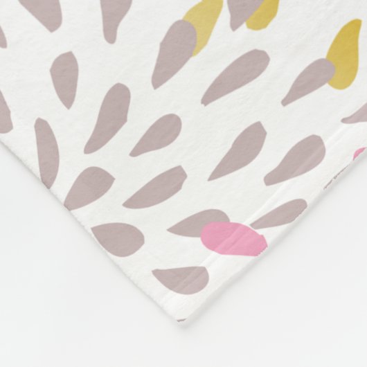 Abstrakte Sternexplosion Fleecedecke (Ecke)