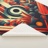 Abstrakte Stilformen Sherpadecke (3/4)